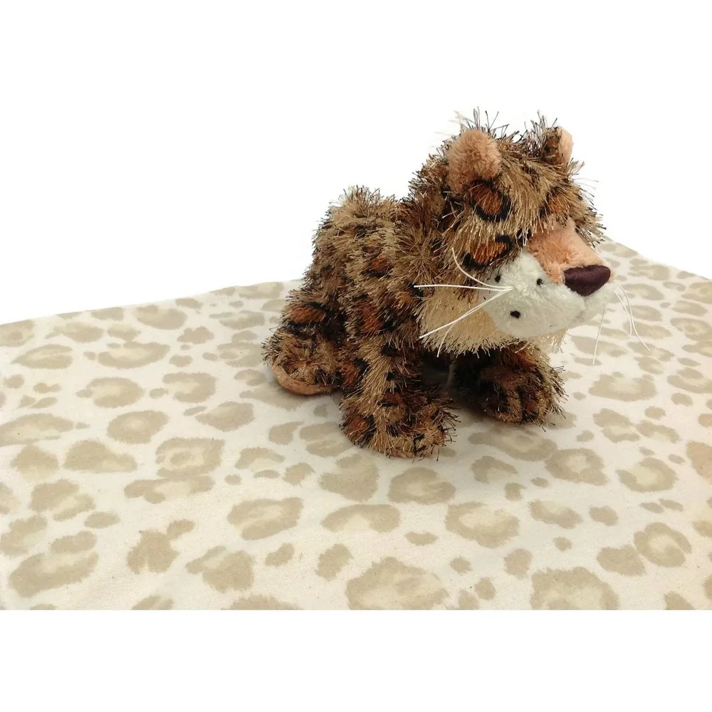 Novelty Flannel Pillowcase Bundle: African Savanah Cat Prints, Webkinz Leopard